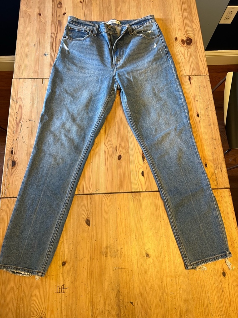 Abercrombie & Fitch Women's Skinny Blue Denim Jeans